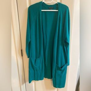 Napa Valley 1X Emerald Cardigan Excellent Condition